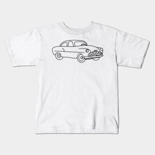 classic cuban car minimalist car design CUBA Kids T-Shirt